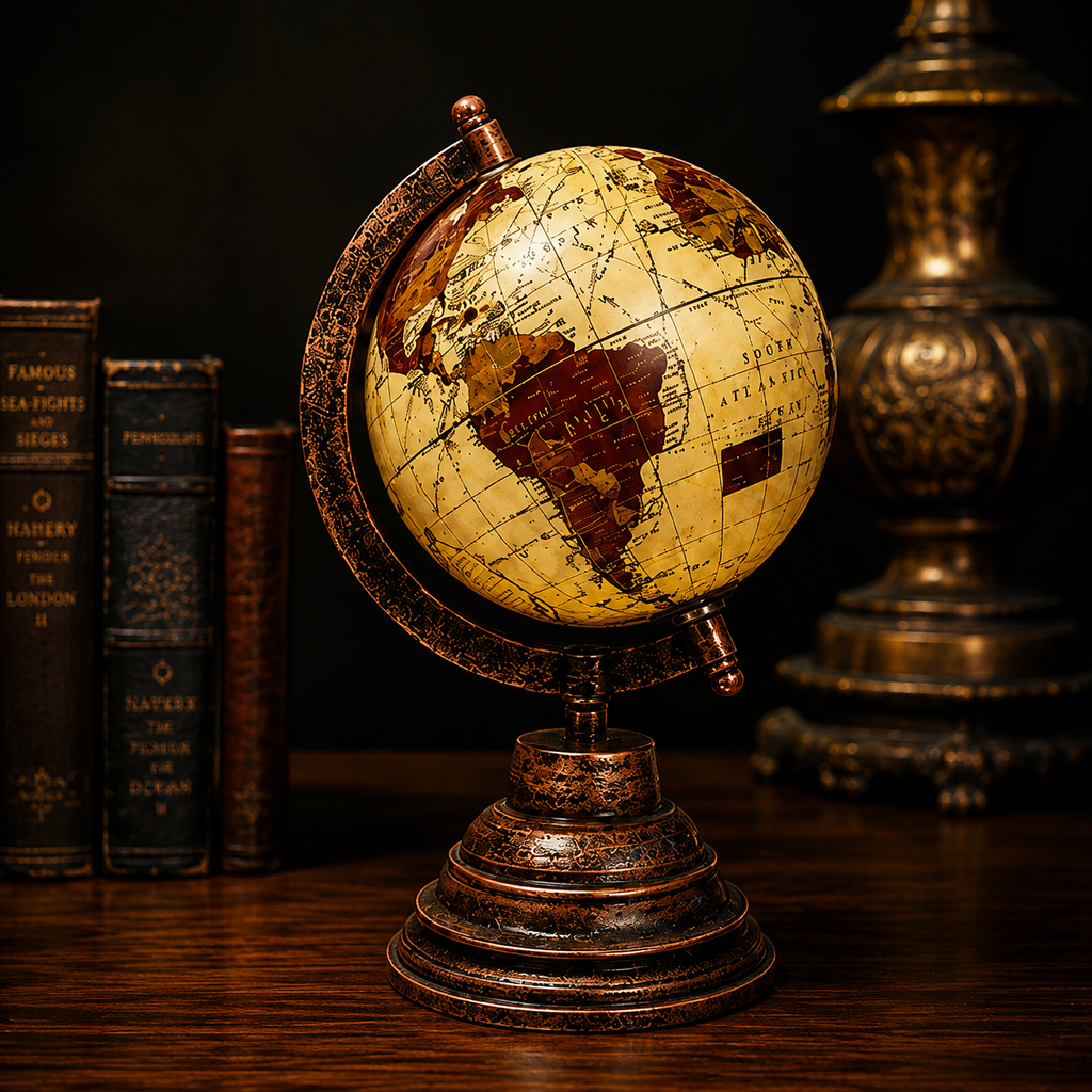 Vintage Antique Globe