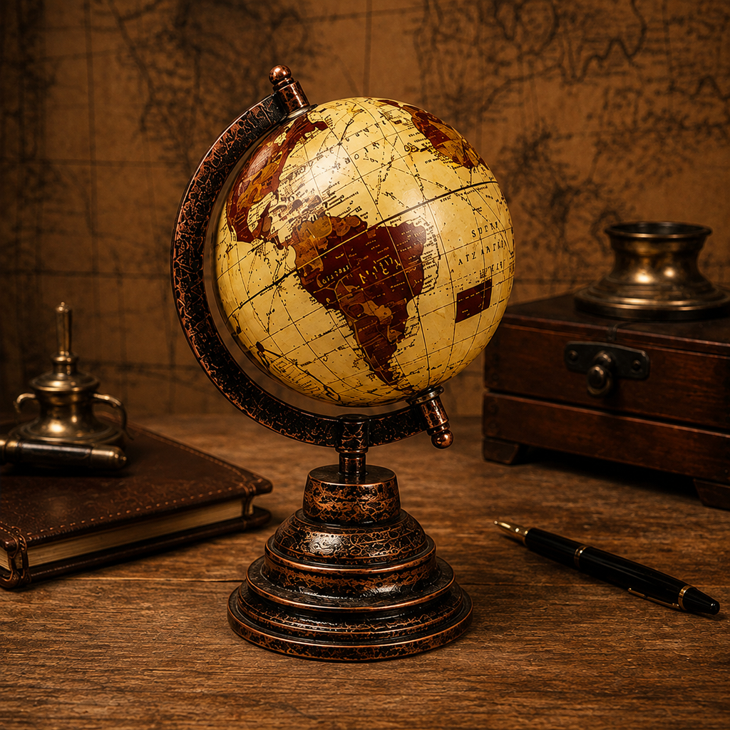 Vintage Antique Globe