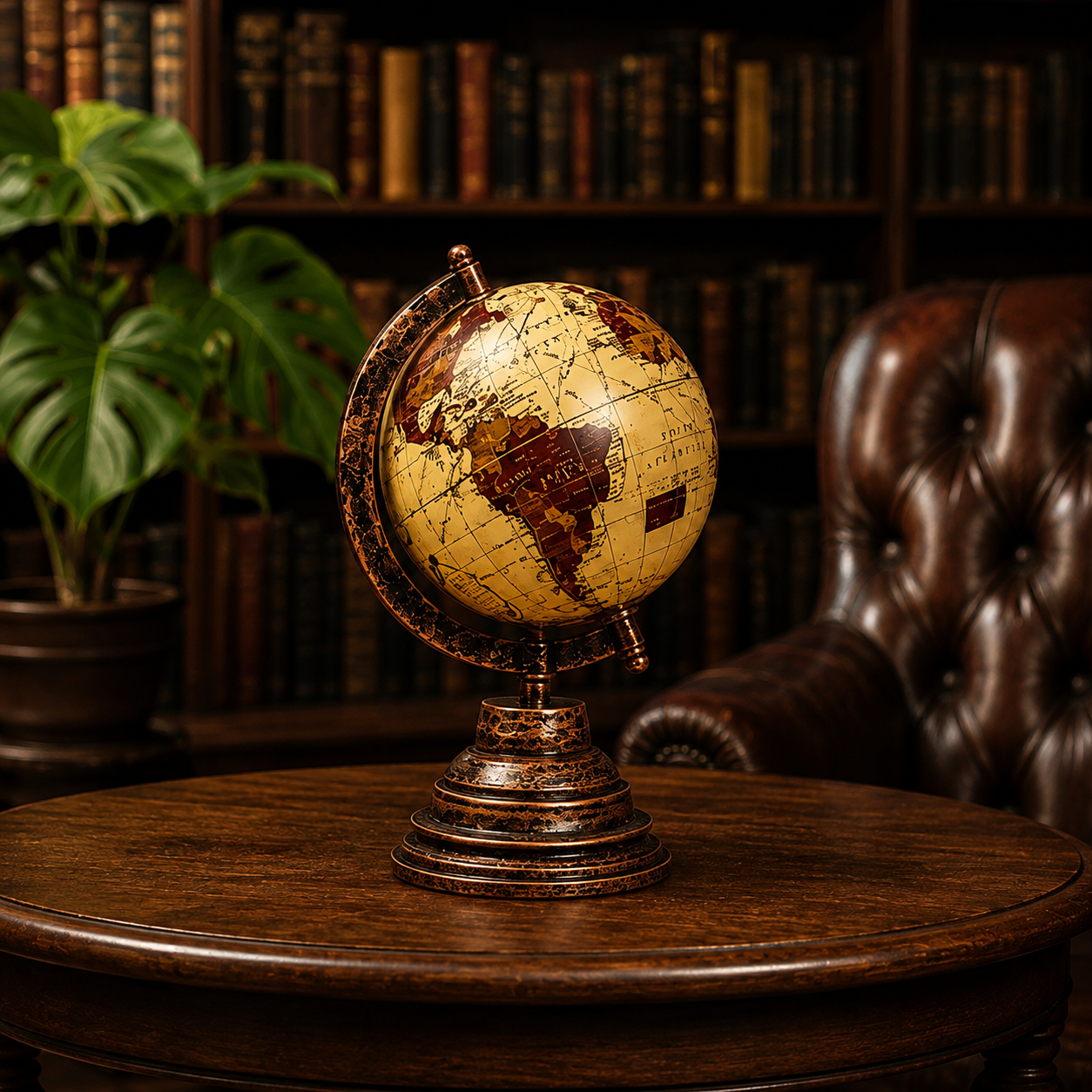 Vintage Antique Globe