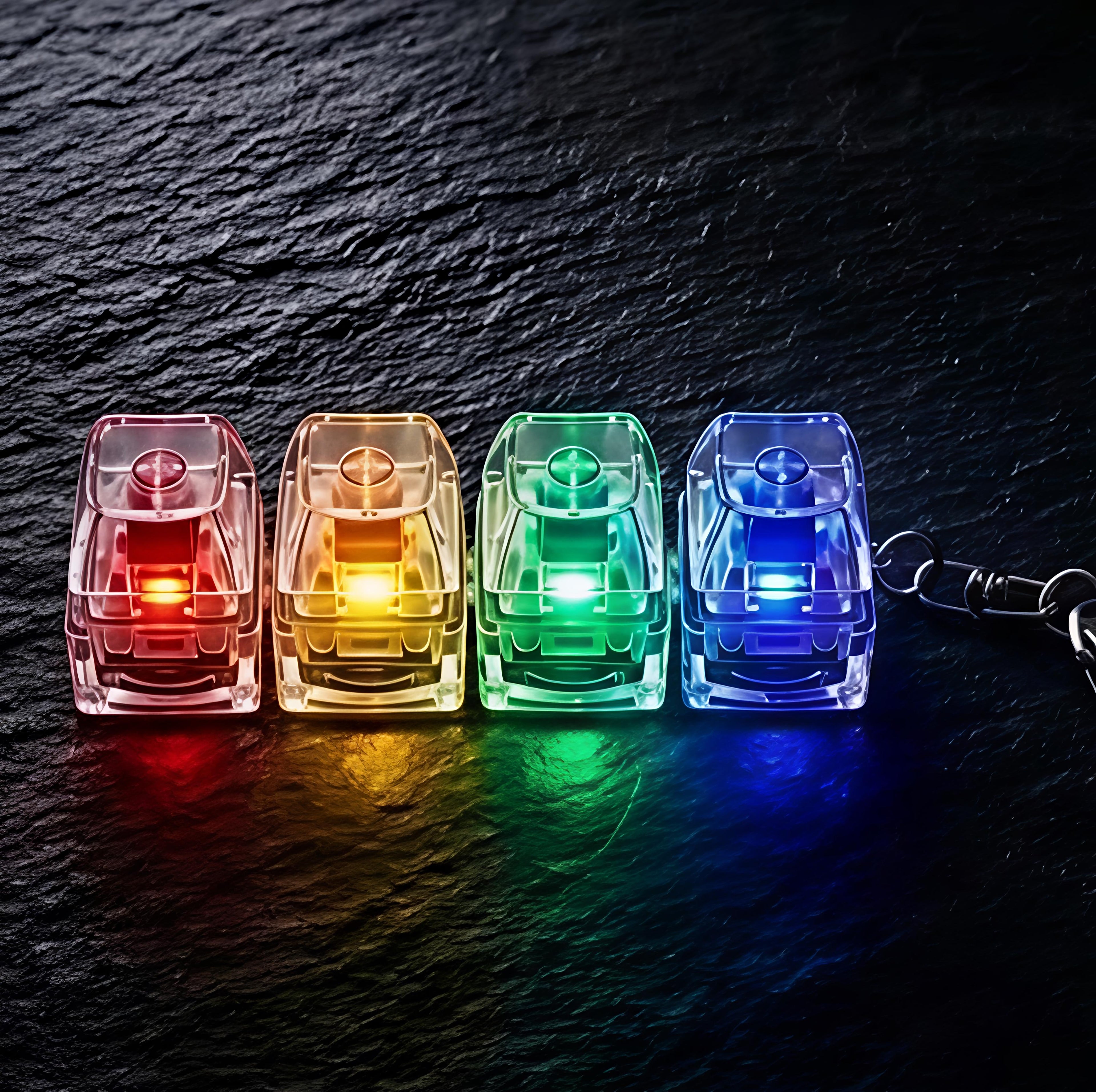 Glow Fidget Keychain