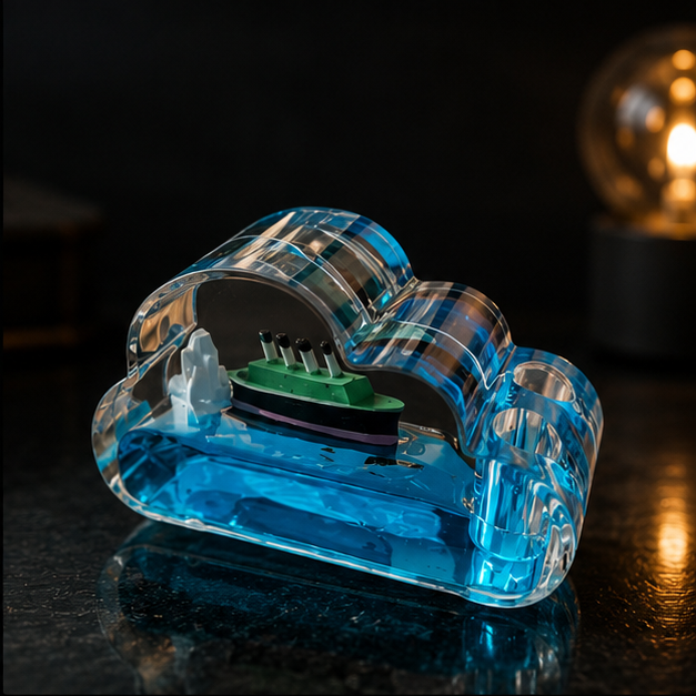 Floating Ship Pen Stand
