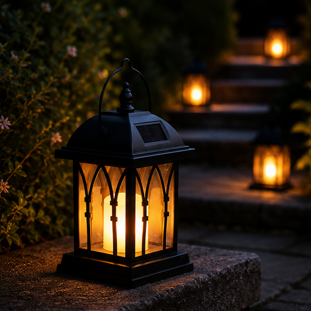 Solar Wind Lantern Chandelier