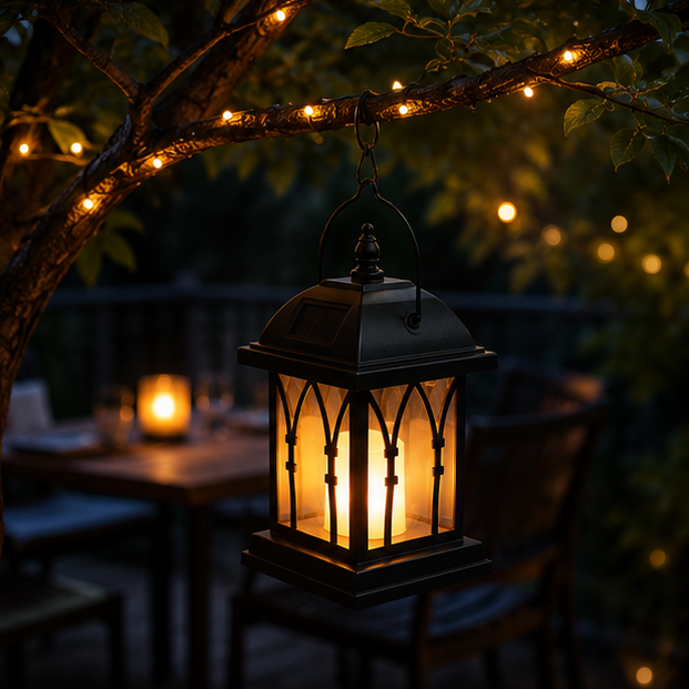 Solar Wind Lantern Chandelier