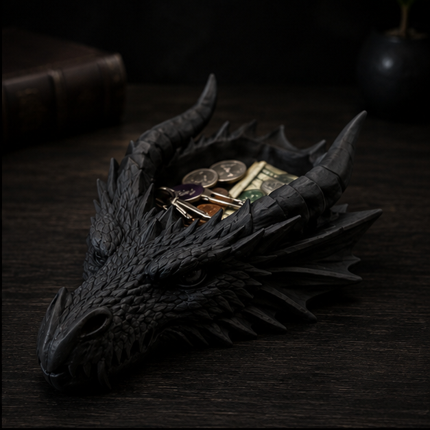 Dragon Head Catchall Tray