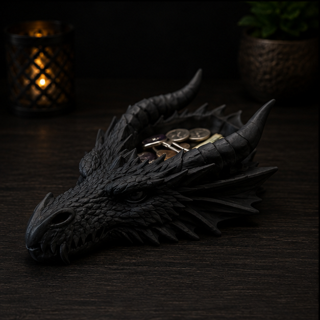 Dragon Head Catchall Tray