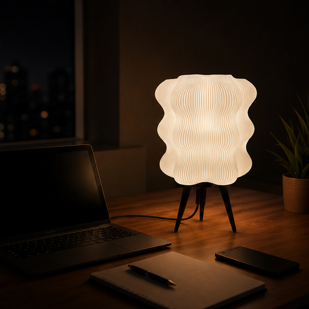 Modern Ripple Table Lamp