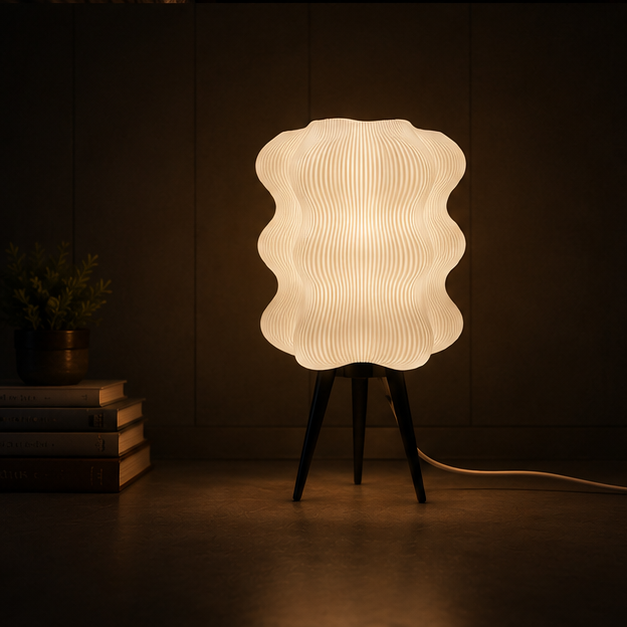Modern Ripple Table Lamp