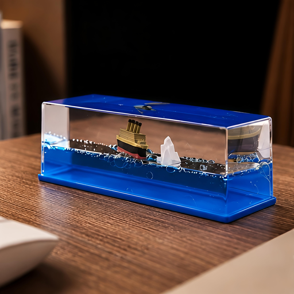 Ocean Wave Cruise Ship Liquid Motion Decor
